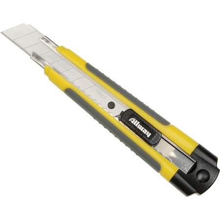 Soft Grip Snap Blade Box Cutter, 3 Blades